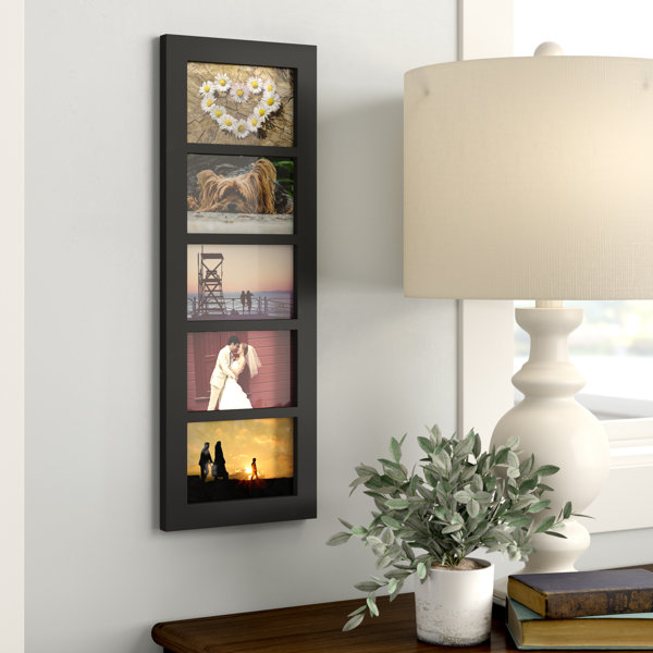 Alcott Hill® Morena 5 Opening Wood Photo Collage Wall Hanging Picture